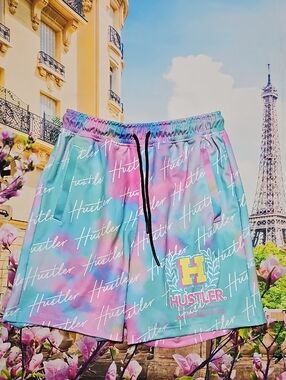 Hustler x Reason Tie Dye Shorts‎ Size Small New